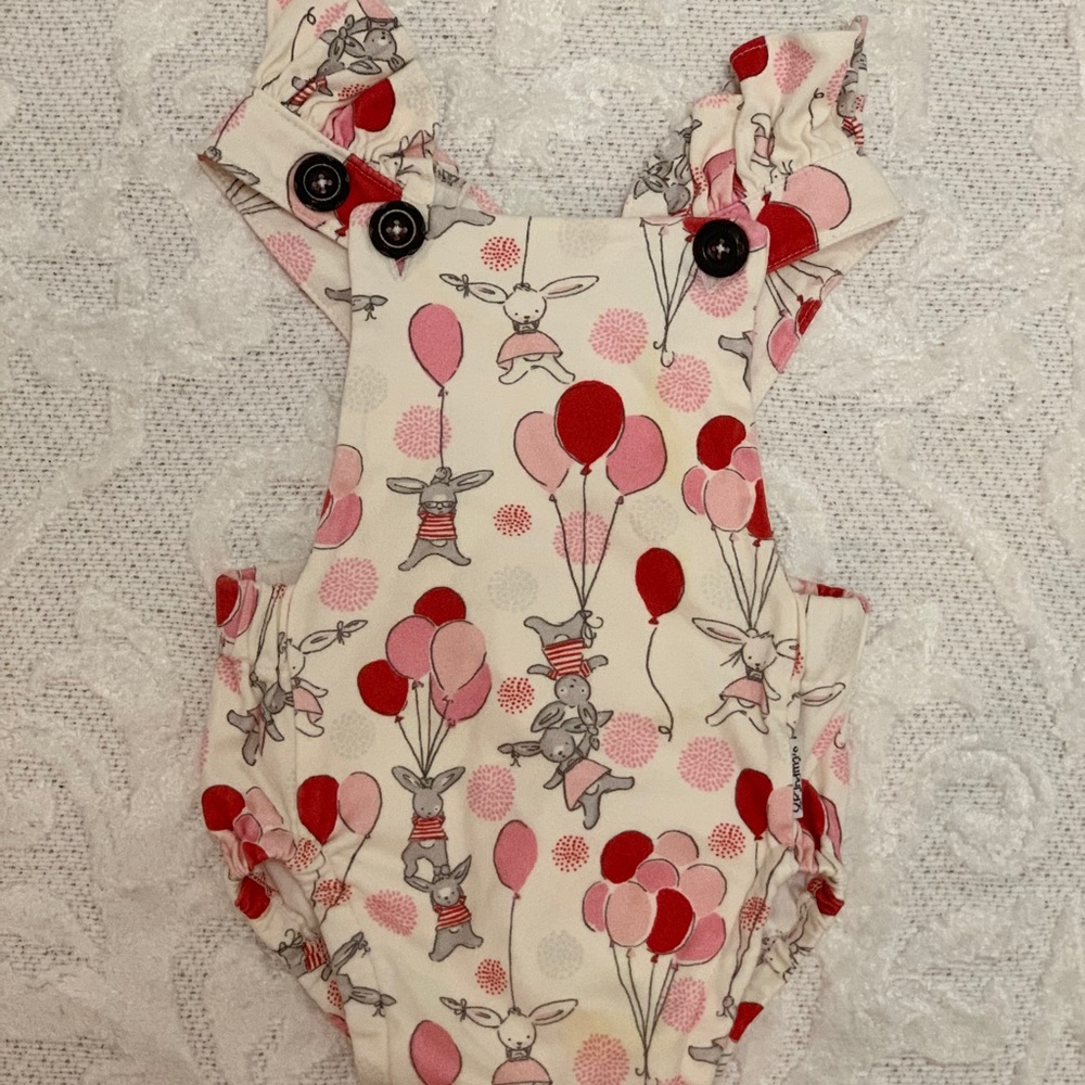 Baby cotton romper